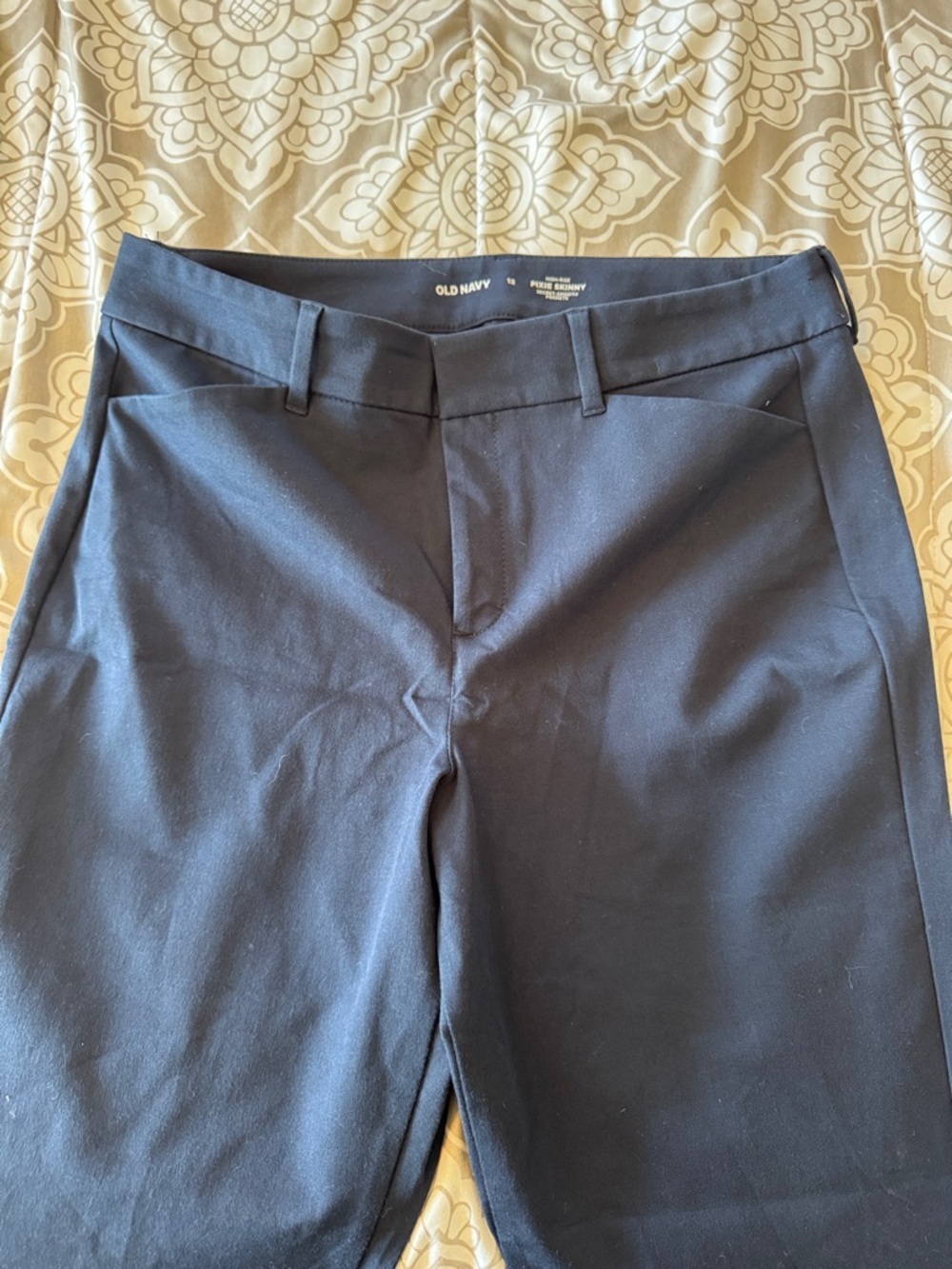 Old Navy Women's High-Rise Pixie Skinny Secret-Smooth Pocket Pants Size 12